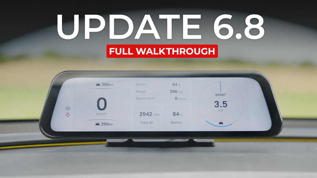 Update 6.8 Full Walkthrough | New Dash Controls for the Model 3 / Y