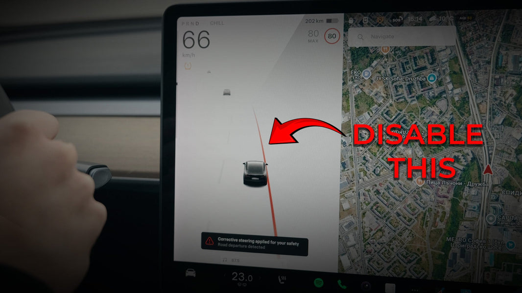 Disable Tesla’s Emergency Lane Departure Avoidance