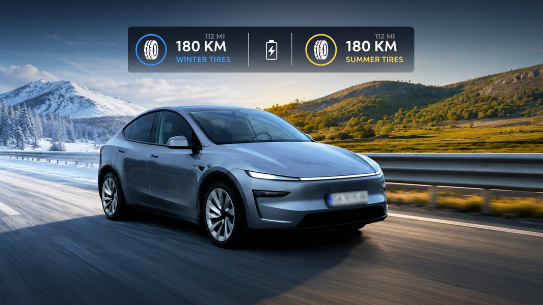 Winter vs Summer Tires Efficiency Test | Tesla Model Y Juniper
