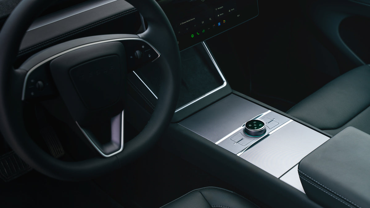 S3XY Knob Tesla 車內安裝效果