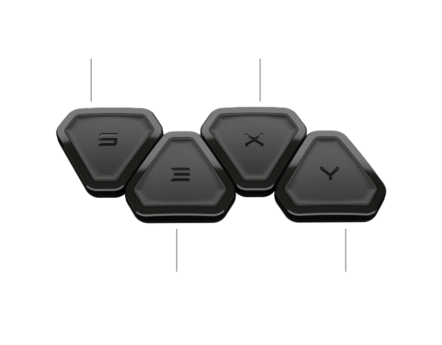 Four S3XY Buttons + Commander Four S3XY Buttons + Commander