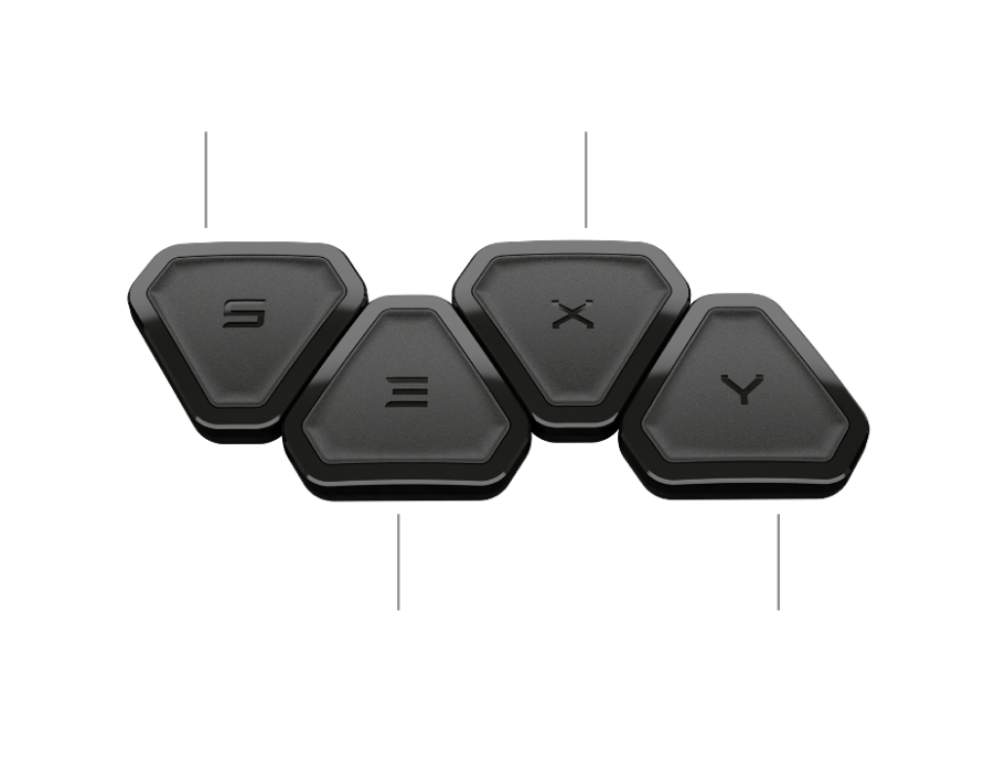 Four S3XY Buttons + Commander Four S3XY Buttons + Commander